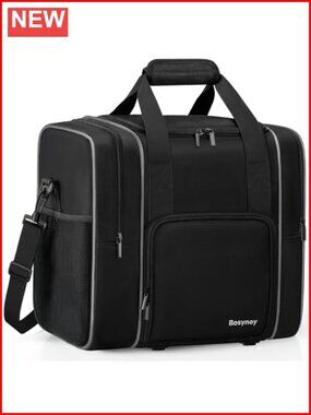 Single Bowling Ball Tote Bag with Shoe Compartment Water Resistant Polyester
